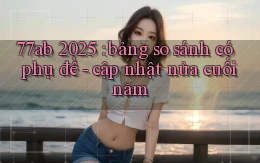 77ab 2025 bảng so sánh có phụ đề   cập nhật nửa cuối năm