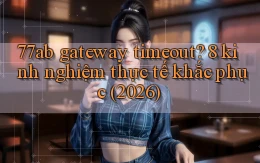 77ab gateway timeout 8 kinh nghiệm thực tế khắc phục (2026)
