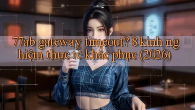 77ab gateway timeout 8 kinh nghiệm thực tế khắc phục (2026)