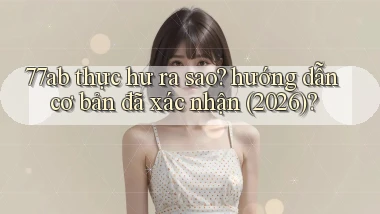 77ab thực hư ra sao hướng dẫn cơ bản đã xác nhận (2026)
