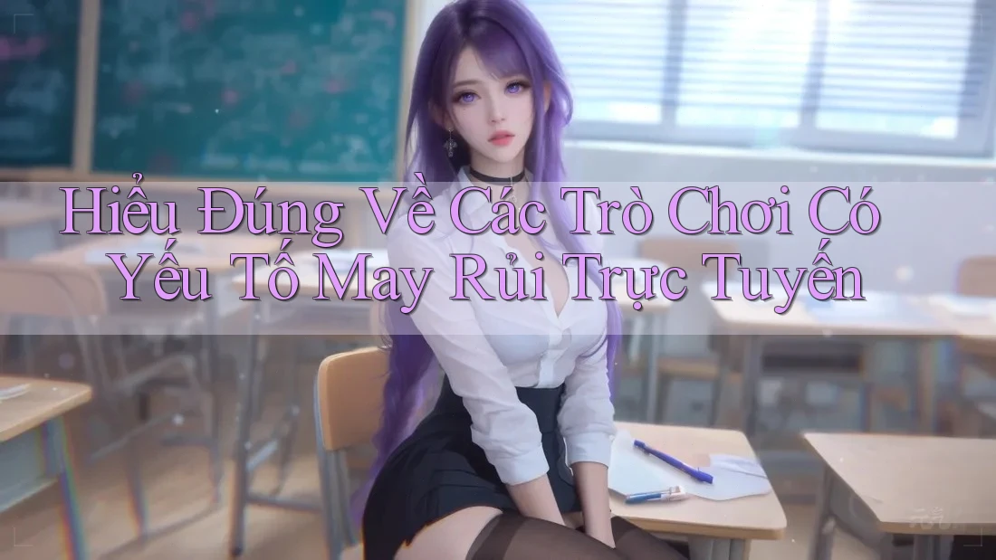 Hiểu Đúng Về Các Trò Chơi Có Yếu Tố May Rủi Trực Tuyến
