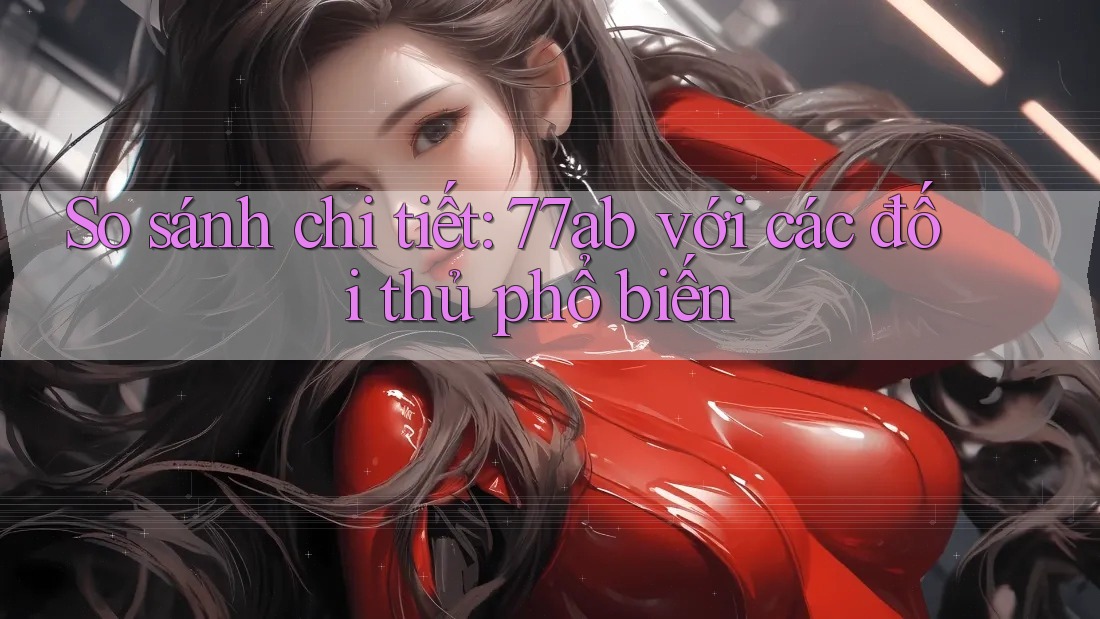 So sánh chi tiết: 77ab với các đối thủ phổ biến