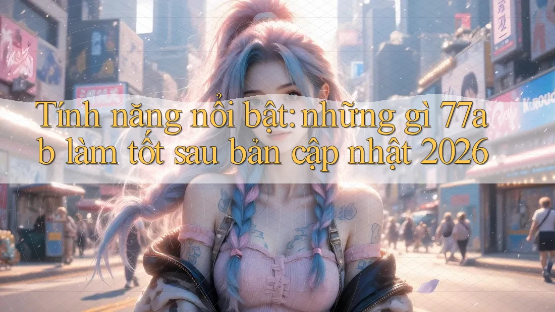 Tính năng nổi bật: những gì 77ab làm tốt sau bản cập nhật 2026 Tính năng nổi bật: những gì 77ab làm tốt sau bản cập nhật 2026